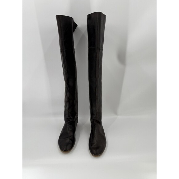 Spring Step Knee High Leather Riding Boots Black US 8 - Picture 7 of 13